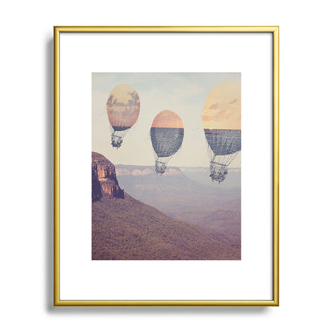 Maybe Sparrow Photography Canyon Balloons Metal Framed Art Print