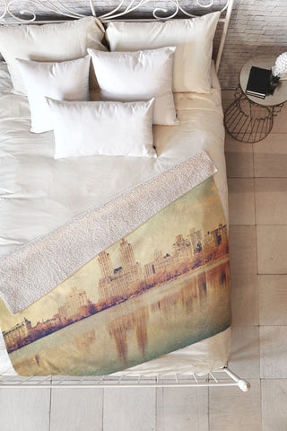 Maybe Sparrow Photography Central Park Mirror Fleece Throw Blanket