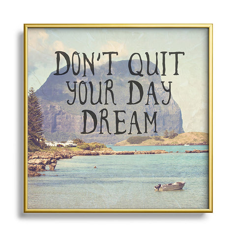 Maybe Sparrow Photography Day Dream Metal Square Framed Art Print