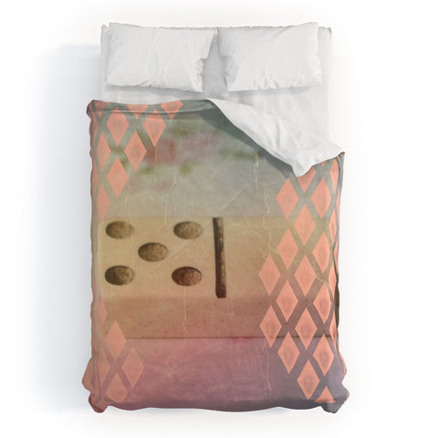 Maybe Sparrow Photography Diamond Domino Duvet Cover