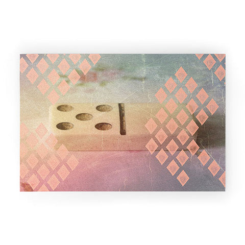 Maybe Sparrow Photography Diamond Domino Welcome Mat