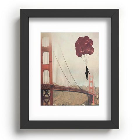 Maybe Sparrow Photography Floating Over The Golden Gate Recessed Framing Rectangle