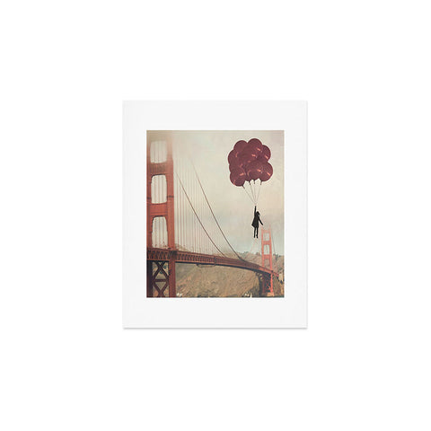 Maybe Sparrow Photography Floating Over The Golden Gate Art Print
