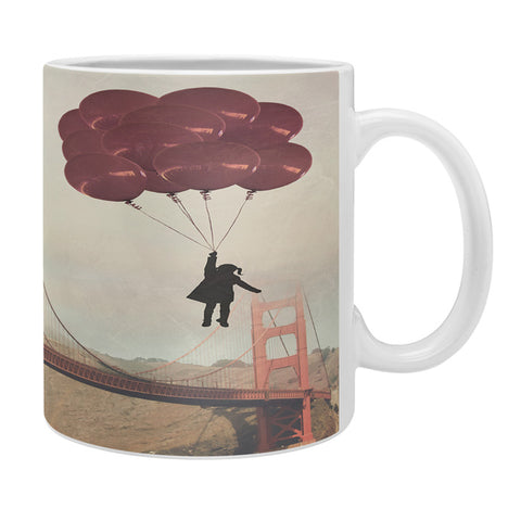 Maybe Sparrow Photography Floating Over The Golden Gate Coffee Mug