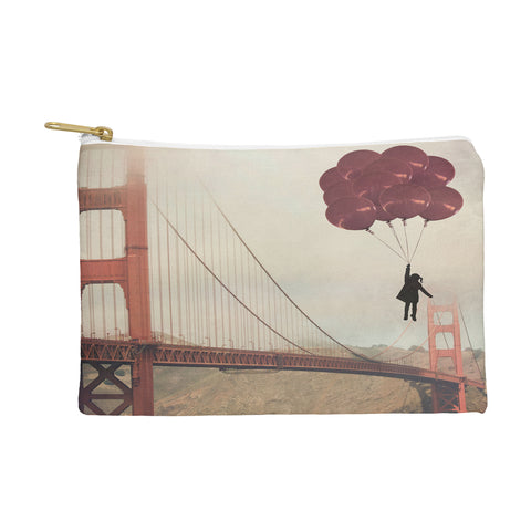 Maybe Sparrow Photography Floating Over The Golden Gate Pouch