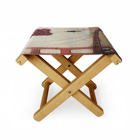 Maybe Sparrow Photography Floating Over The Golden Gate Folding Stool