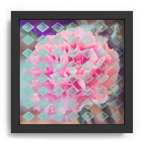 Maybe Sparrow Photography Floral Diamonds Recessed Framing Square