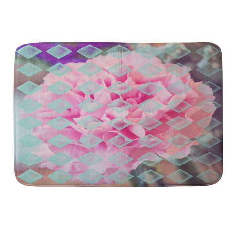 Maybe Sparrow Photography Floral Diamonds Memory Foam Bath Mat