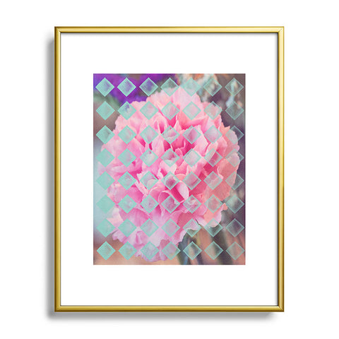 Maybe Sparrow Photography Floral Diamonds Metal Framed Art Print
