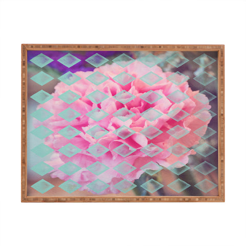 Maybe Sparrow Photography Floral Diamonds Rectangular Tray