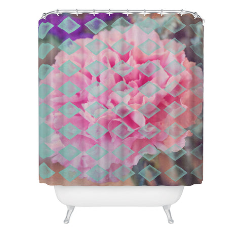 Maybe Sparrow Photography Floral Diamonds Shower Curtain