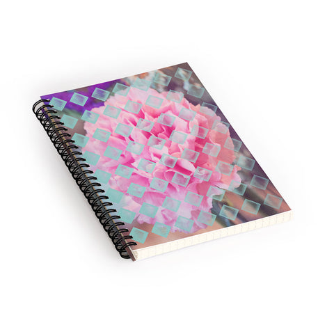 Maybe Sparrow Photography Floral Diamonds Spiral Notebook