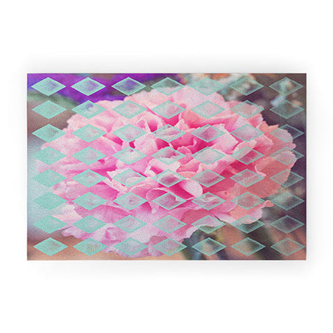 Maybe Sparrow Photography Floral Diamonds Welcome Mat