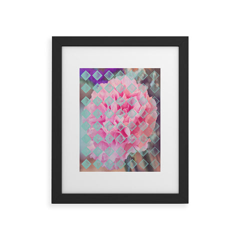 Maybe Sparrow Photography Floral Diamonds Framed Art Print