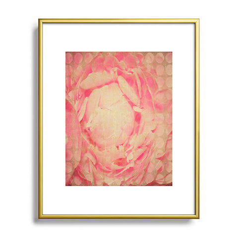 Maybe Sparrow Photography Flowered Dots Metal Framed Art Print