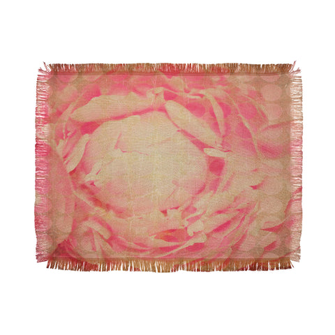 Maybe Sparrow Photography Flowered Dots Throw Blanket