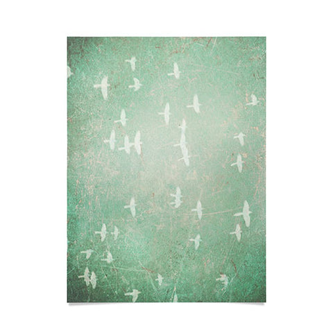 Maybe Sparrow Photography Flying At Dusk Poster