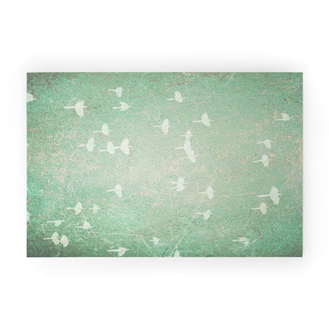 Maybe Sparrow Photography Flying At Dusk Welcome Mat