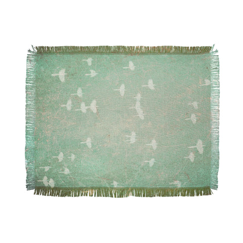 Maybe Sparrow Photography Flying At Dusk Throw Blanket
