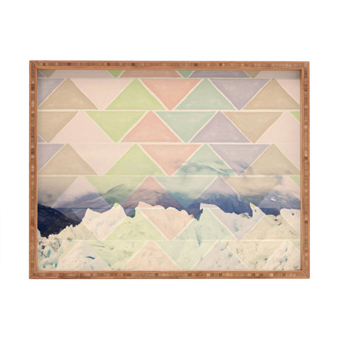 Maybe Sparrow Photography Geometric Alaska Rectangular Tray