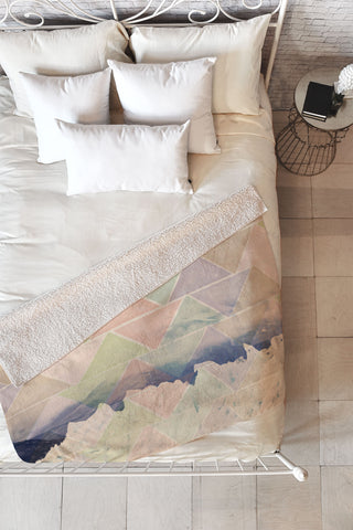 Maybe Sparrow Photography Geometric Alaska Fleece Throw Blanket