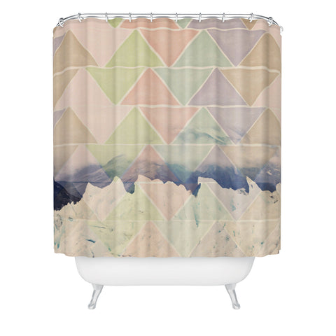 Maybe Sparrow Photography Geometric Alaska Shower Curtain
