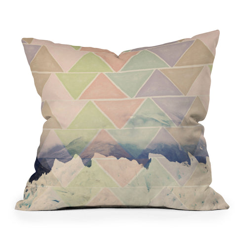 Maybe Sparrow Photography Geometric Alaska Throw Pillow