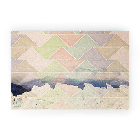 Maybe Sparrow Photography Geometric Alaska Welcome Mat