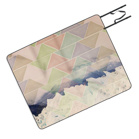 Maybe Sparrow Photography Geometric Alaska Picnic Blanket