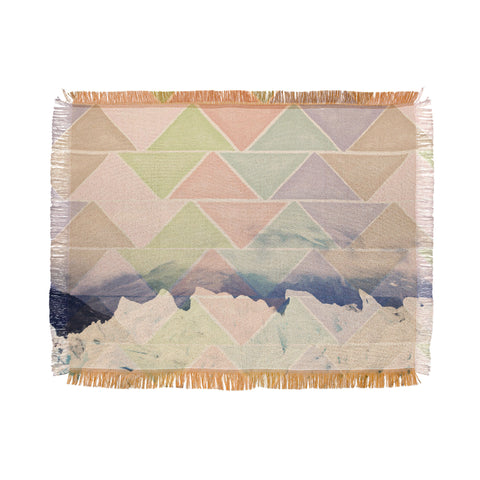 Maybe Sparrow Photography Geometric Alaska Throw Blanket