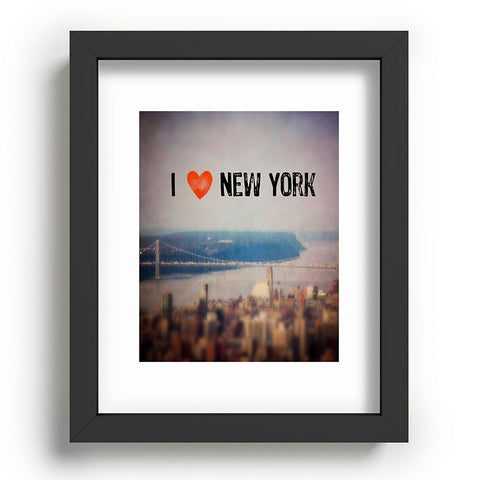 Maybe Sparrow Photography i Heart New York Recessed Framing Rectangle