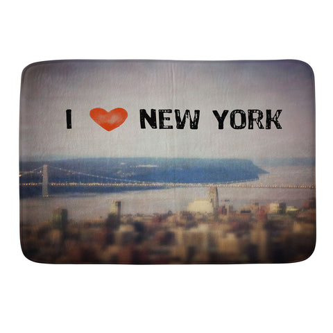 Maybe Sparrow Photography i Heart New York Memory Foam Bath Mat