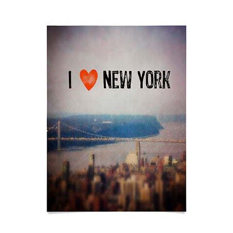 Maybe Sparrow Photography i Heart New York Poster
