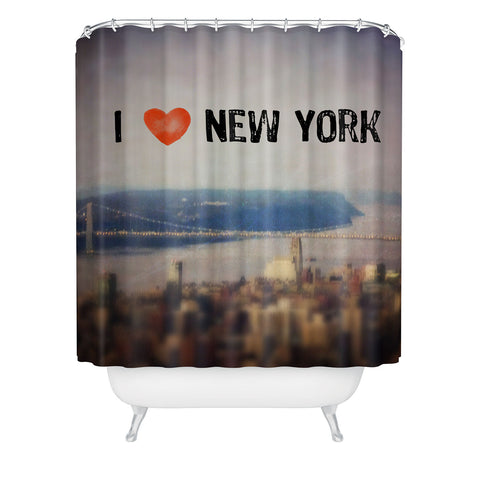 Maybe Sparrow Photography i Heart New York Shower Curtain