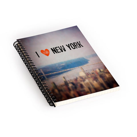 Maybe Sparrow Photography i Heart New York Spiral Notebook