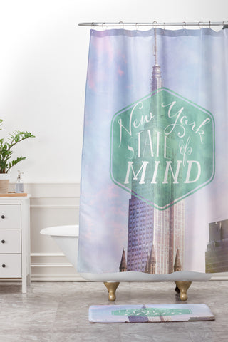 Maybe Sparrow Photography New York State of Mind Shower Curtain And Mat