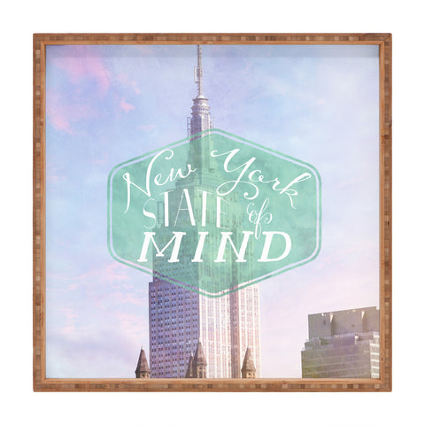 Maybe Sparrow Photography New York State of Mind Square Tray