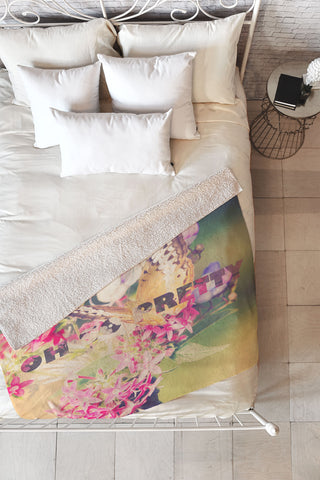 Maybe Sparrow Photography Oh So Pretty Fleece Throw Blanket