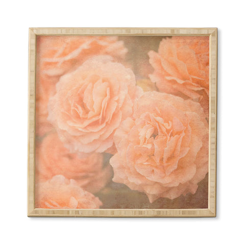 Maybe Sparrow Photography Orange Floral Crush Framed Wall Art