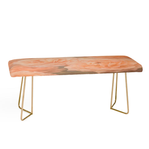 Maybe Sparrow Photography Orange Floral Crush Bench