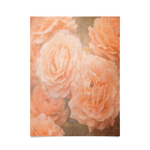 Maybe Sparrow Photography Orange Floral Crush Poster
