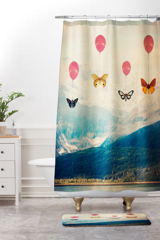 Maybe Sparrow Photography Passage Shower Curtain And Mat