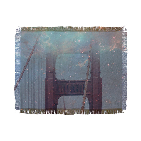 Maybe Sparrow Photography Starry San Francisco Throw Blanket