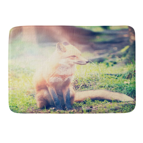 Maybe Sparrow Photography Sunny Fox Memory Foam Bath Mat