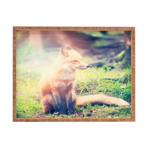 Maybe Sparrow Photography Sunny Fox Rectangular Tray
