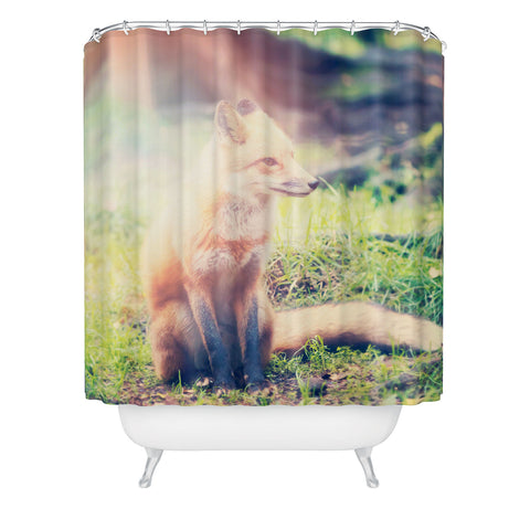 Maybe Sparrow Photography Sunny Fox Shower Curtain