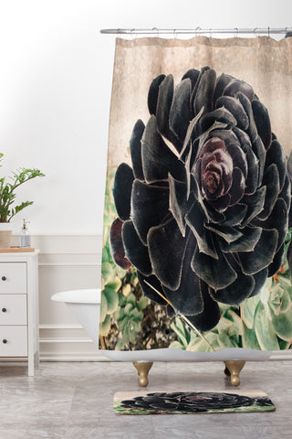 Maybe Sparrow Photography The Succulent Shower Curtain And Mat