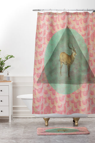 Maybe Sparrow Photography The Waterbuck Shower Curtain And Mat