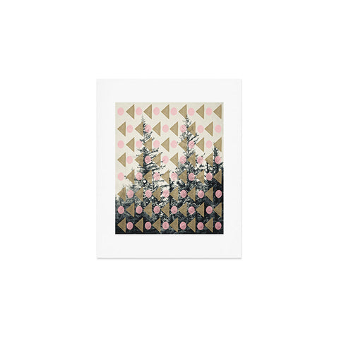 Maybe Sparrow Photography Through The Geometric Trees Art Print