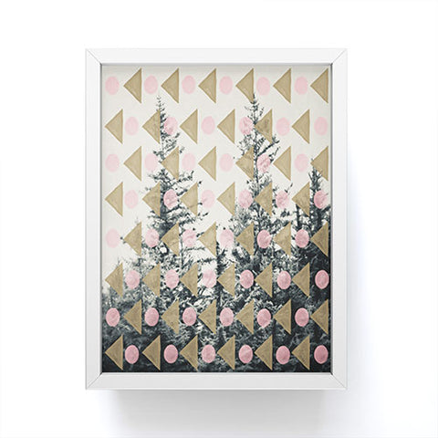 Maybe Sparrow Photography Through The Geometric Trees Framed Mini Art Print